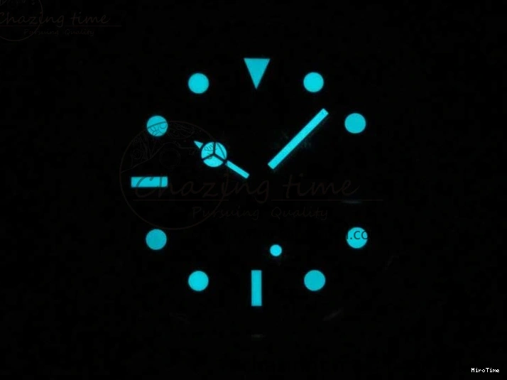 MiroTime 0123 Submariner Phantomlab Transparent KZF Best Edition Blue Fruit Dial on White Rubber Strap VR Classic 2563